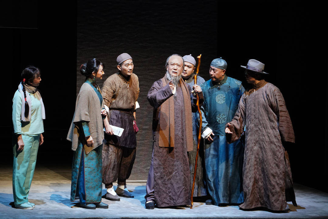 京腔京韵演绎艺术大家 新编京剧《齐白石》亮相成都