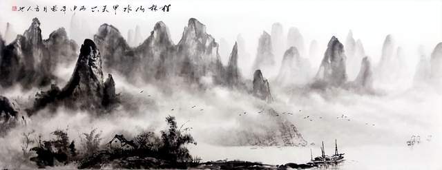 【艺术鉴赏】方人也：墨韵灵动间的诗意画风