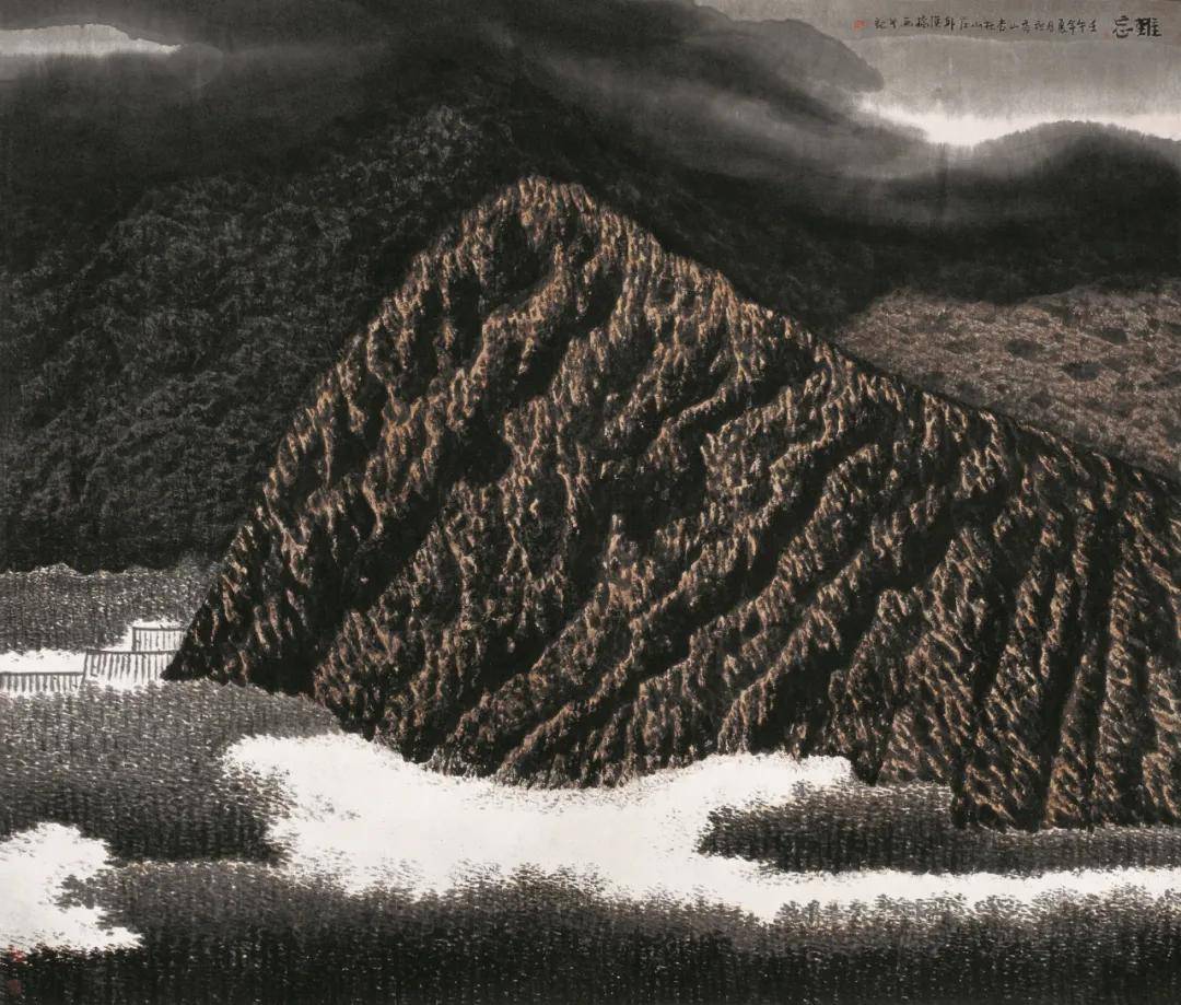 画家邱汉桥：以“锤头皴”与“水润墨涨法”，铸就山水新境