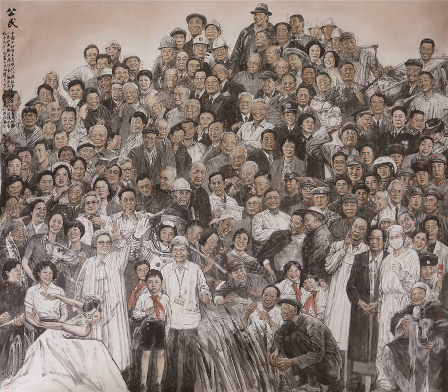 国家大剧院艺术馆新呈一面来自冯远的“岁月之境”