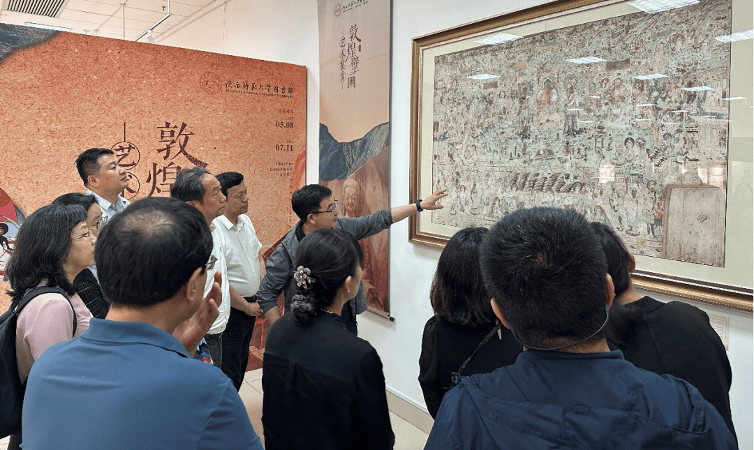 图书馆“敦煌壁画艺术鉴赏”展顺利闭幕