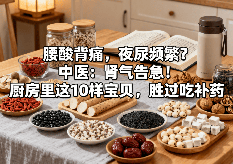 腰酸背痛，夜尿频繁？肾气告急！厨房里这10样宝贝，胜过吃补药