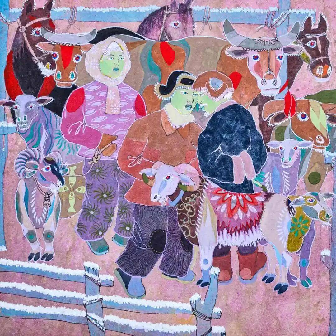 吉林市非遗“前二道乡民间绘画”今日开展