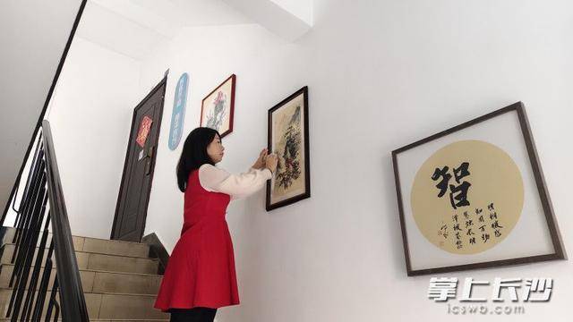 长沙这个小区把楼道打造为“艺术长廊”