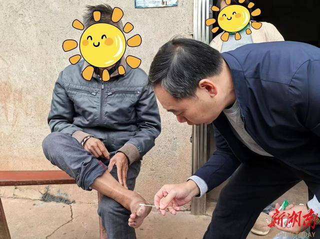 衡阳市中医医院赴合心村开展“三联三促”走访暨“送医送药”活动