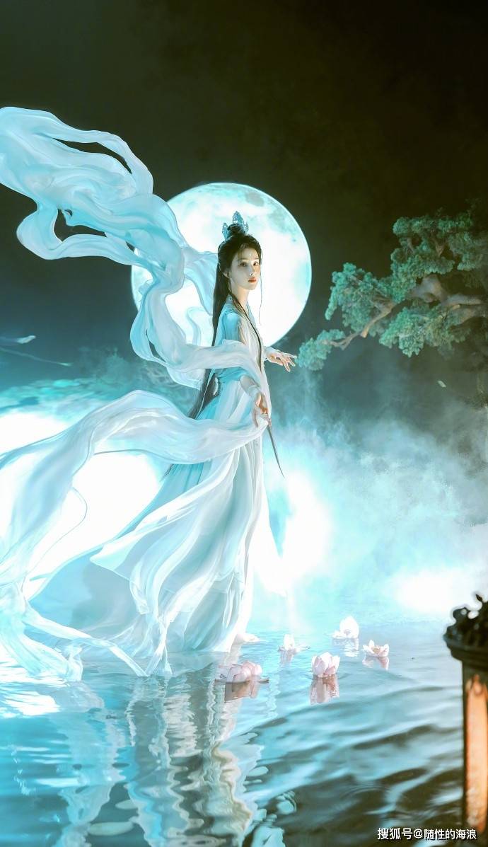 陈都灵玉面观音写真