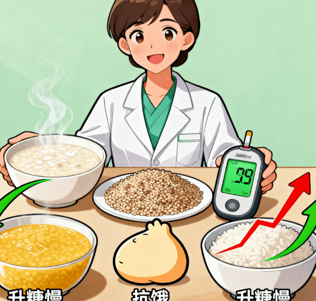 原创            血糖高不敢吃主食？营养师实测：这3种杂粮放心吃，升糖慢还抗饿