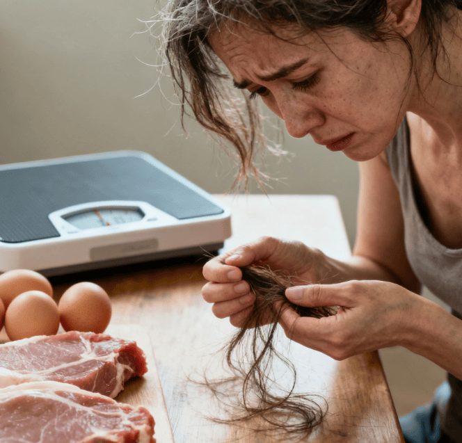 原创            不吃碳水减肥真坑！我掉头发后才懂蛋白质才是关键