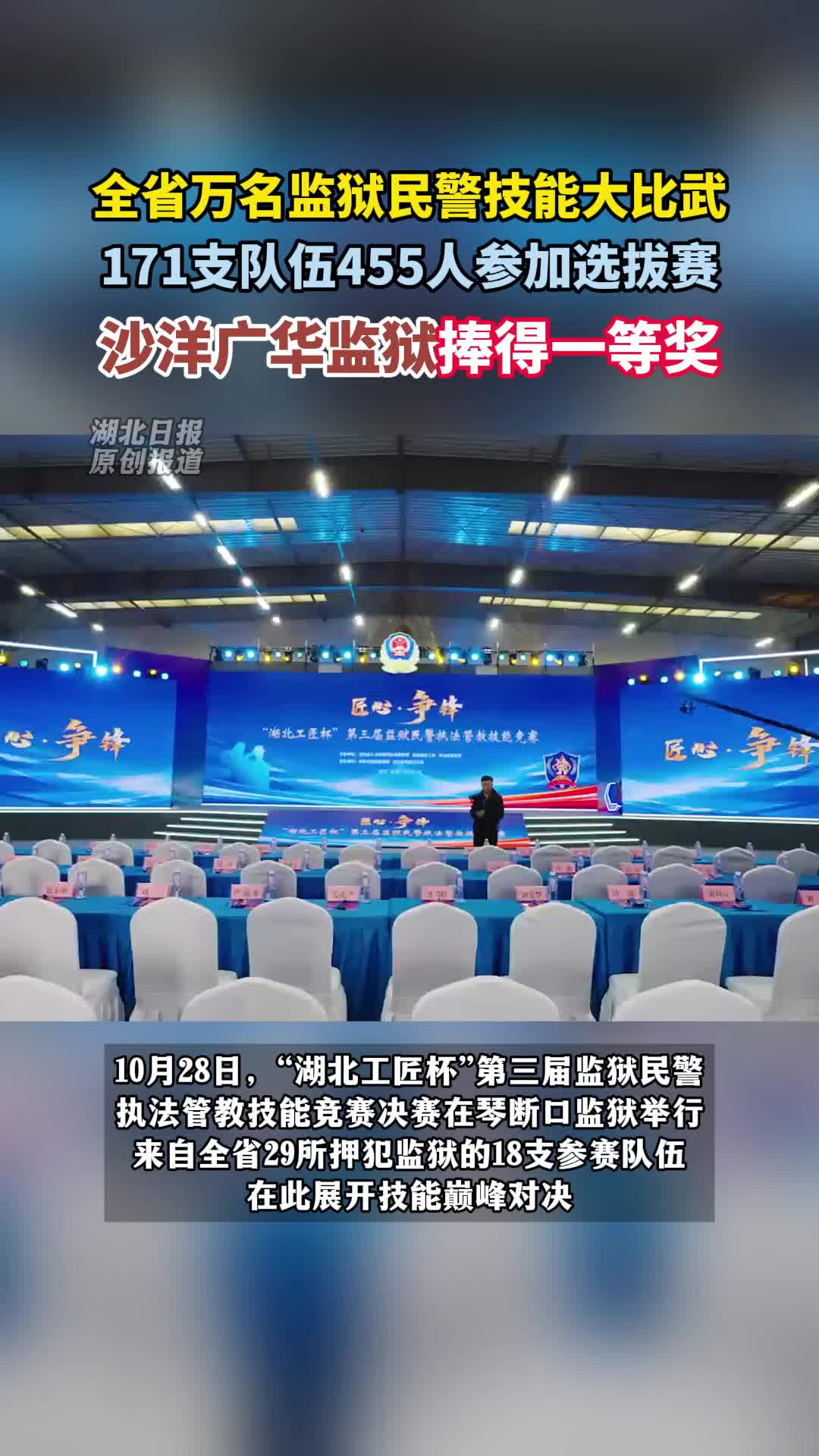 全省万名监狱民警技能大比武,这支队伍捧得一等奖