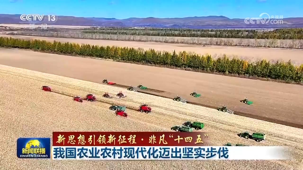 我国农业农村现代化迈出坚实步伐