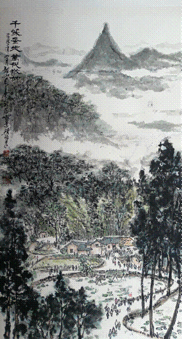 湖北湖南革命圣地与名胜古迹游览写生作品选 | 作者 颜培华