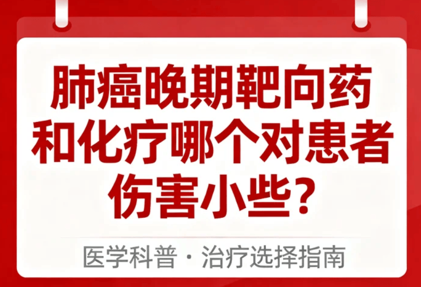 肺癌晚期靶向药和化疗哪个对患者伤害小些?