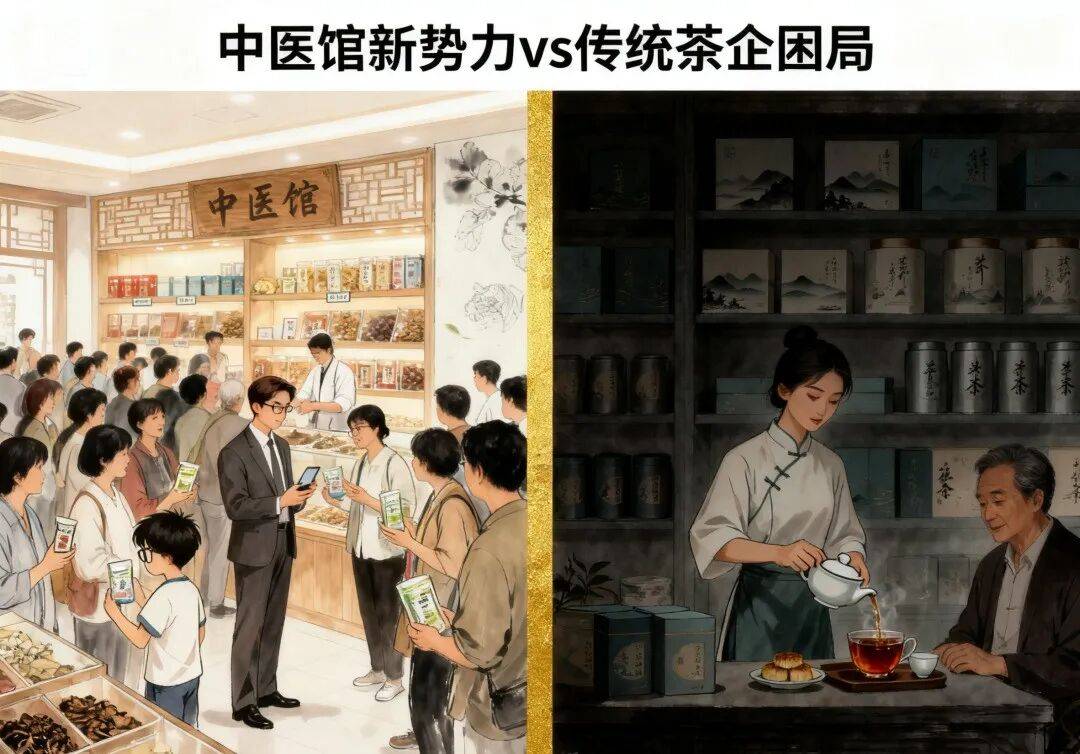 中医馆茶饮卖爆了！传统茶企如何抢滩千亿养生茶市场？