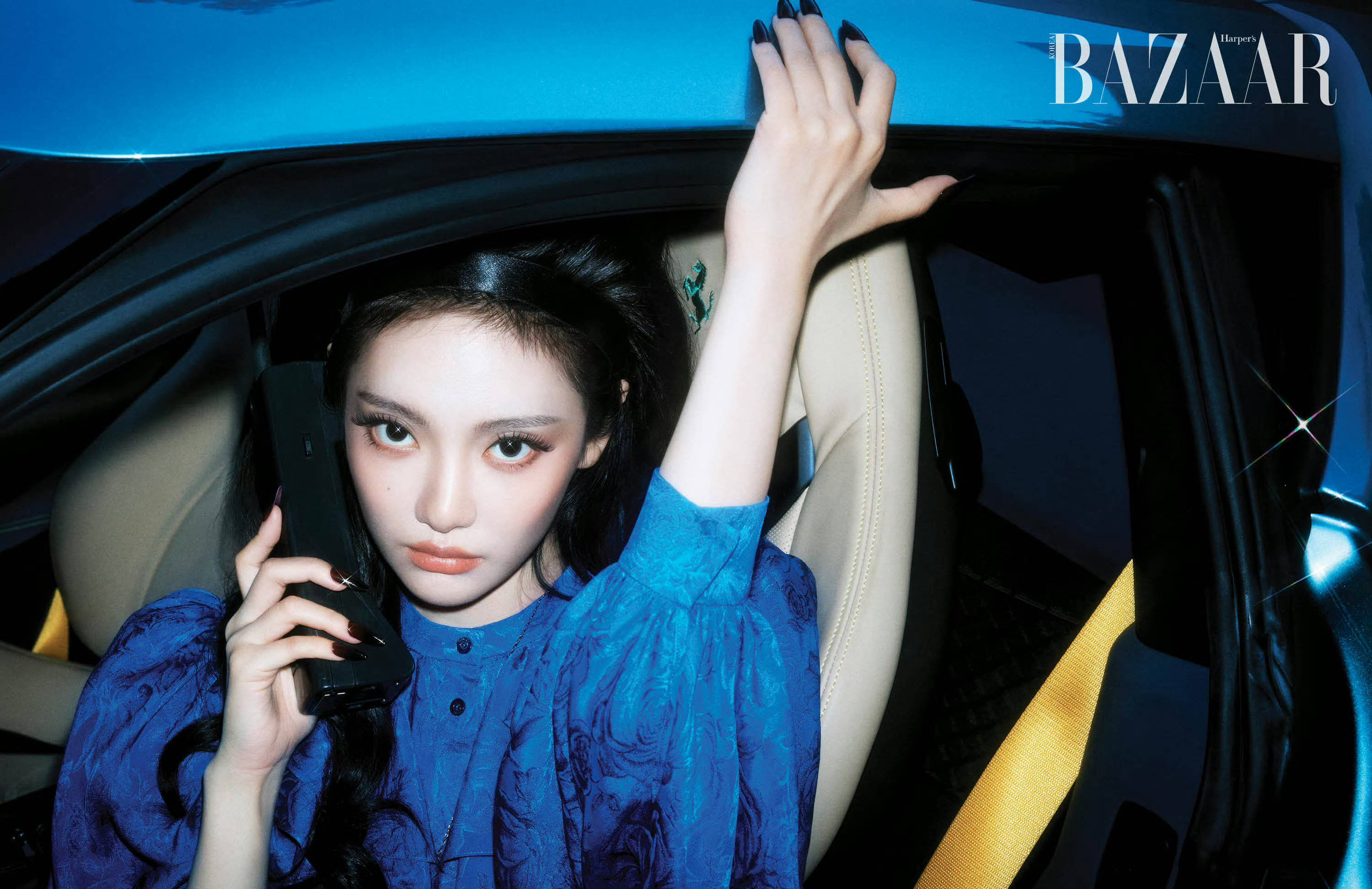 宁艺卓时尚大片风格百变 明艳复古宛如画报女郎