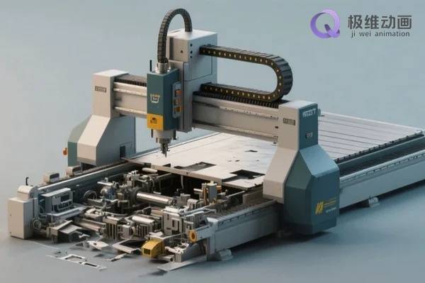 木工钻孔机床三维动画制作公司推荐