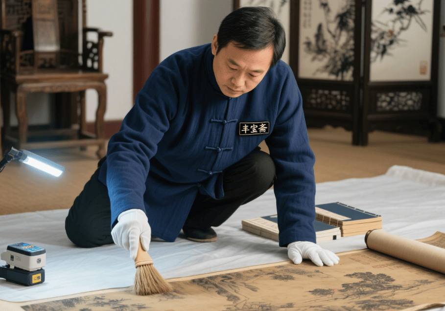 北京字画回收怕调包？丰宝斋当面鉴定 + 全程陪同除顾虑