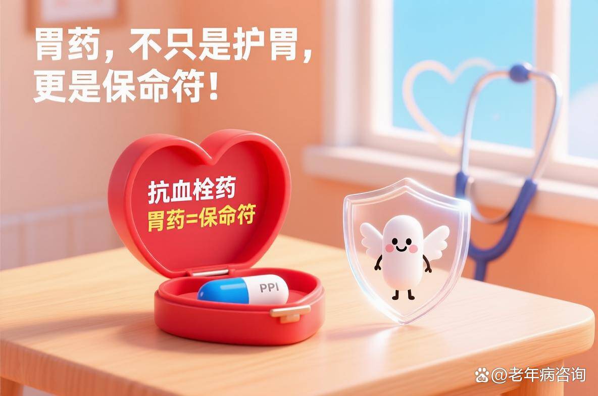 装了心脏支架，为什么要多吃一片胃药？