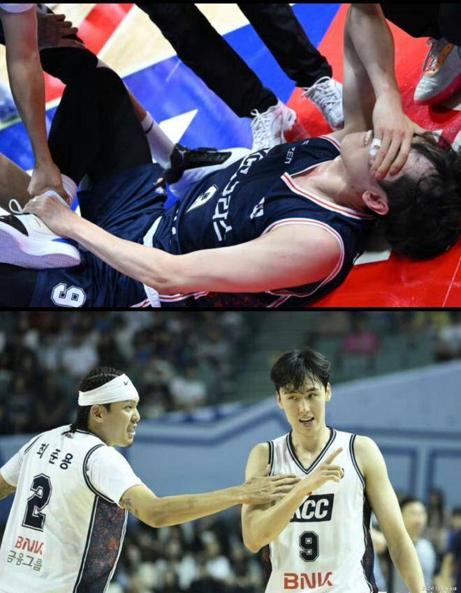 原创            男篮世预赛中国队迎来巨大利好，韩国二次更换球员，三人受伤离队