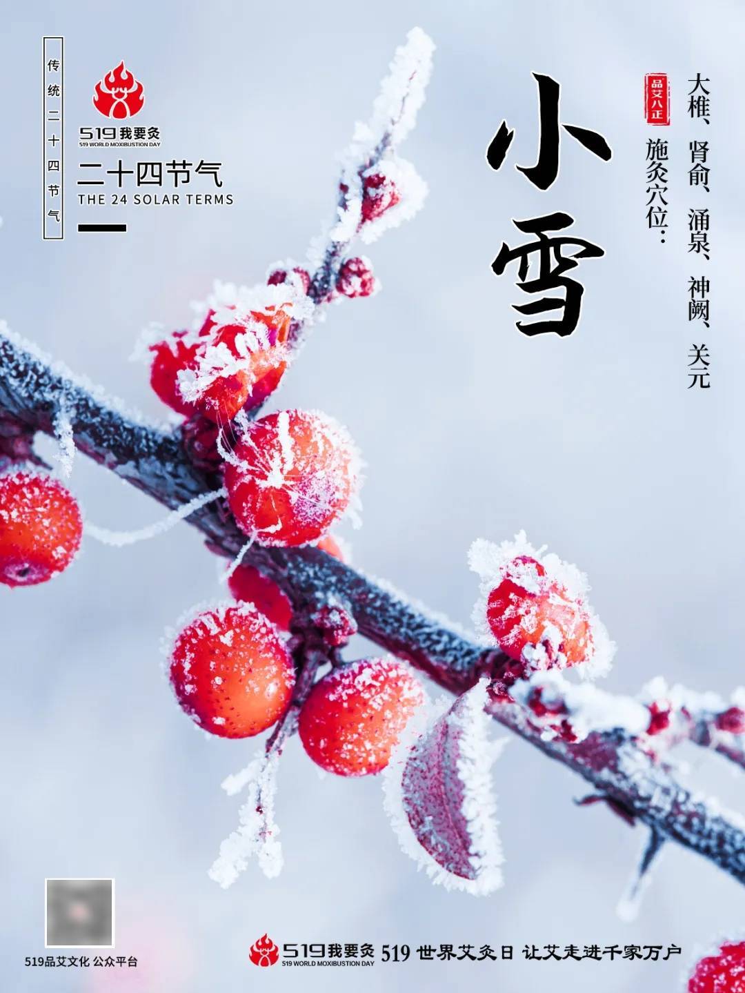 519我要灸||二十四节气之小雪扶阳好时节 驱逐寒气暖一冬