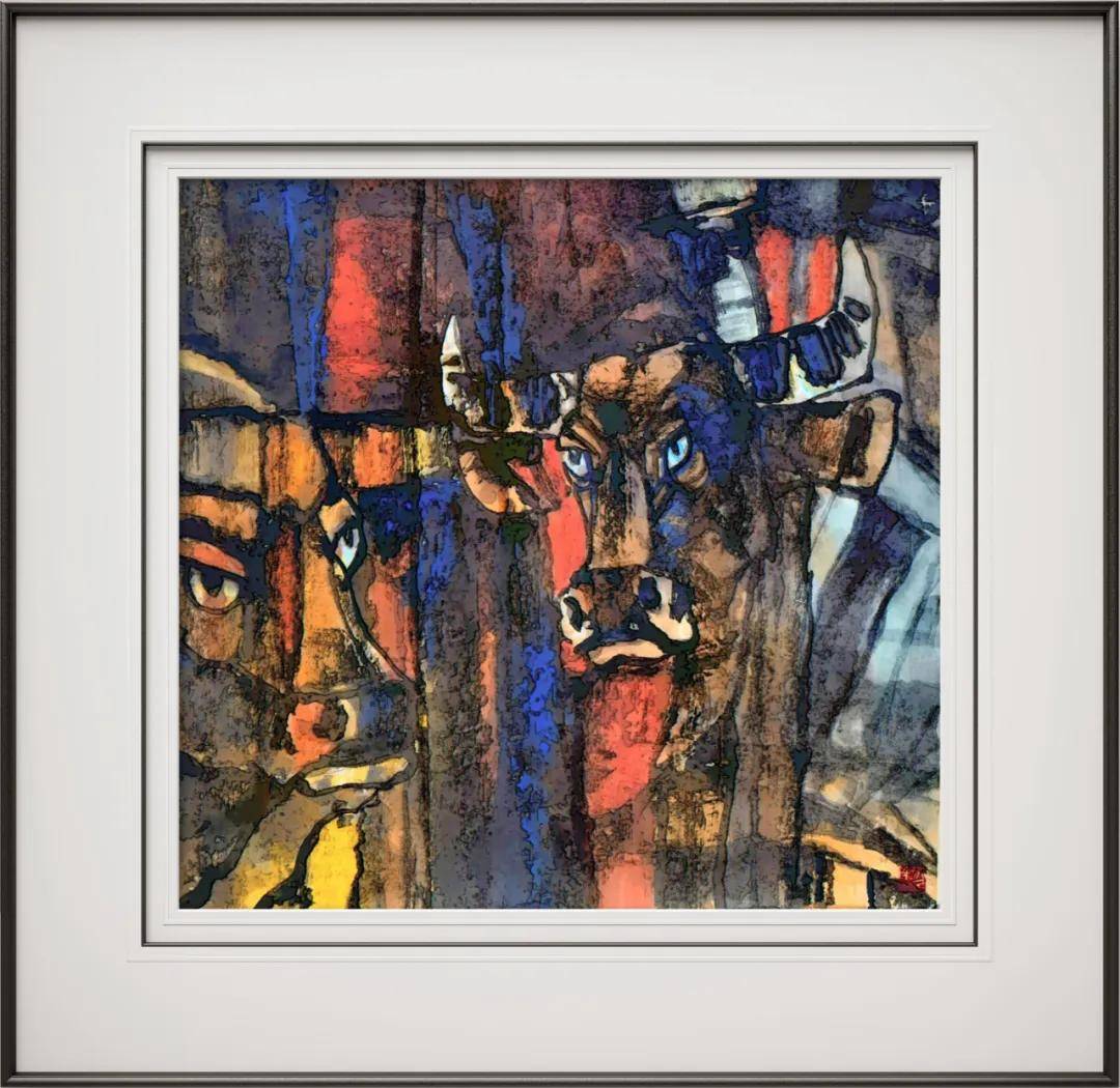 艺术家石金库——彩墨构成艺术