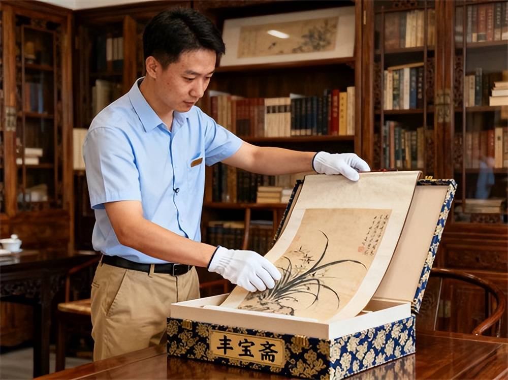 名家字画变现难？北京丰宝斋上门：耐心陪您走全程