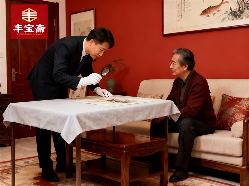 名家字画收购不用愁！北京丰宝斋上门服务，专业诚信不踩坑