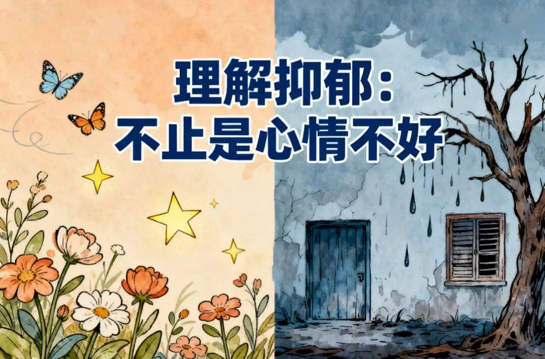 【健康科普】被误解的心灵困境——大众眼中的抑郁VS实际的抑郁