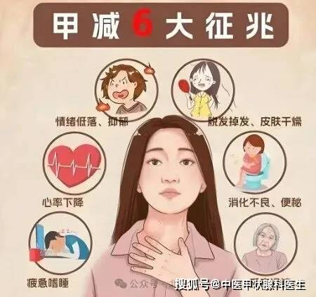 甲减的6大征兆！女人养甲状腺=养年轻！这几样"抗衰食物"要常吃！甲减的主要症状有哪些和危害