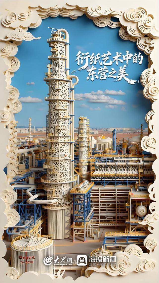 AI看东营 | 衍纸艺术中的东营之美