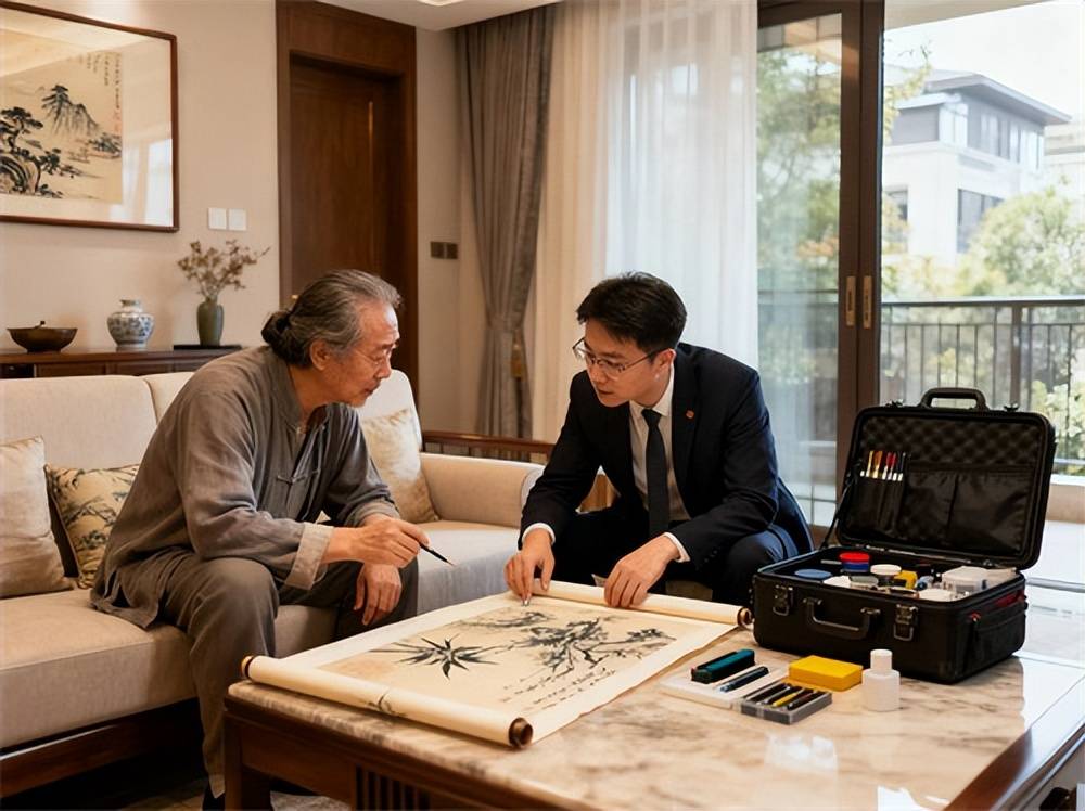 北京丰宝斋字画收购：上门服务，诚信经营不欺藏