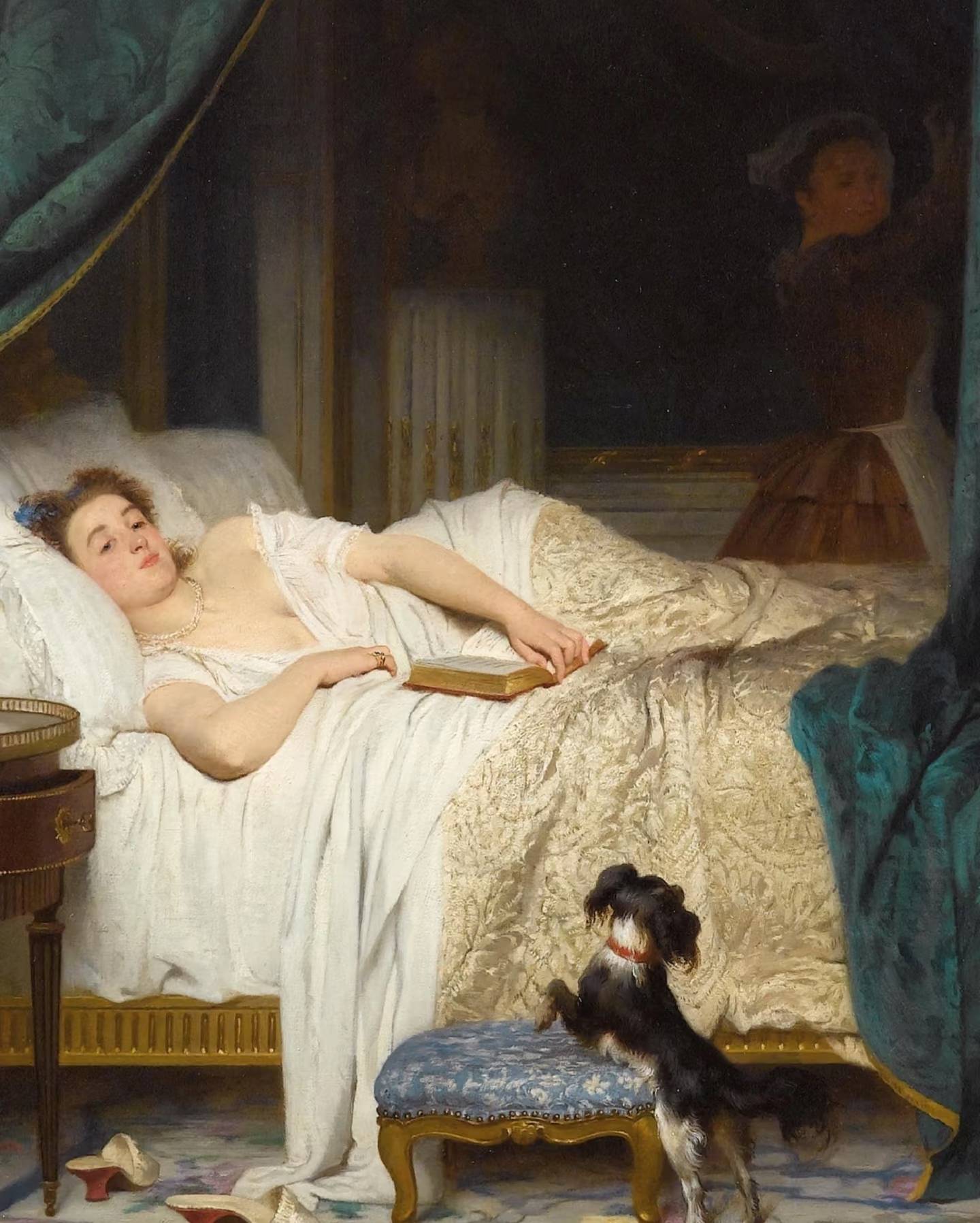 卡罗的油画：《早晨时光》