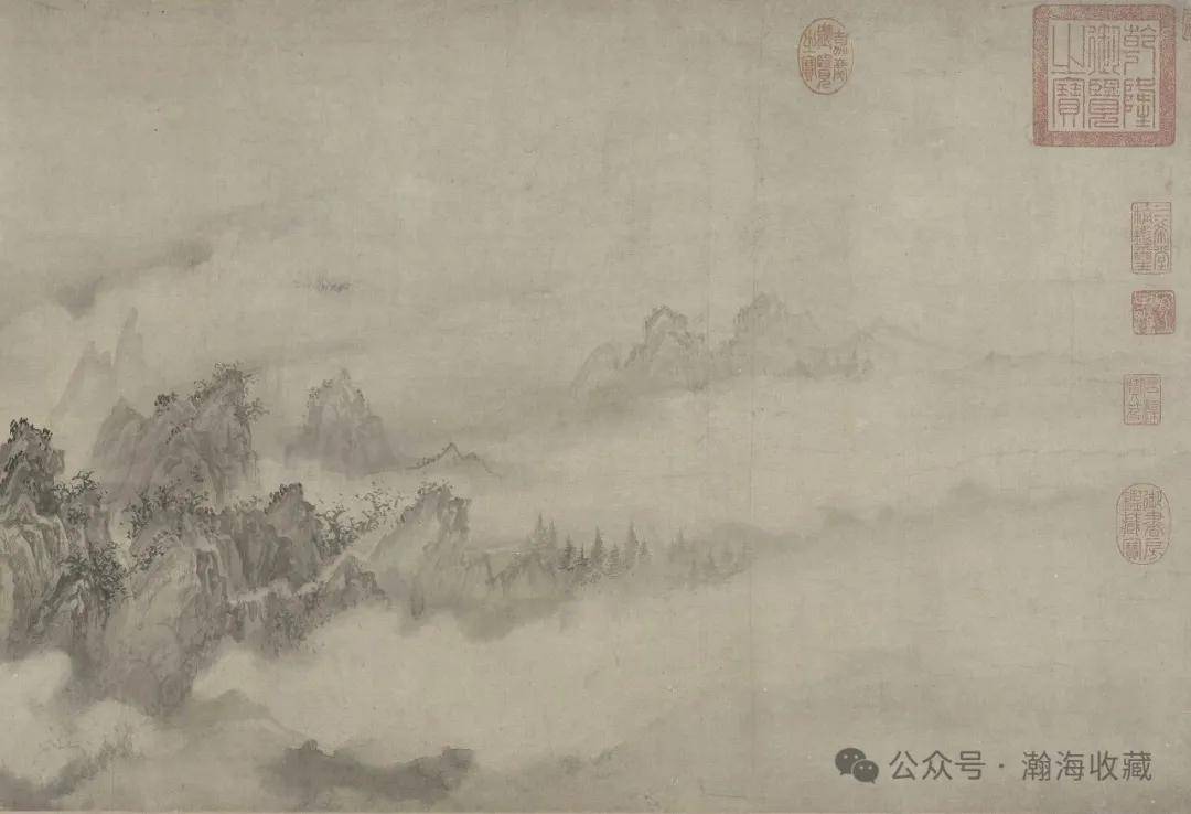 名画欣赏：南宋画家赵黻《江山万里图卷》