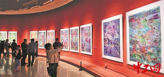 视线｜“文明的对话生命的问答——徐冬冬二十四节气抽象绘画学术展”开幕