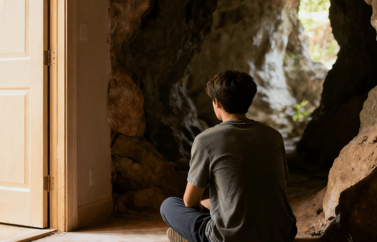 原创            别瞎猜了！他不找你不是变心，只是躲进了“男人专属洞穴”