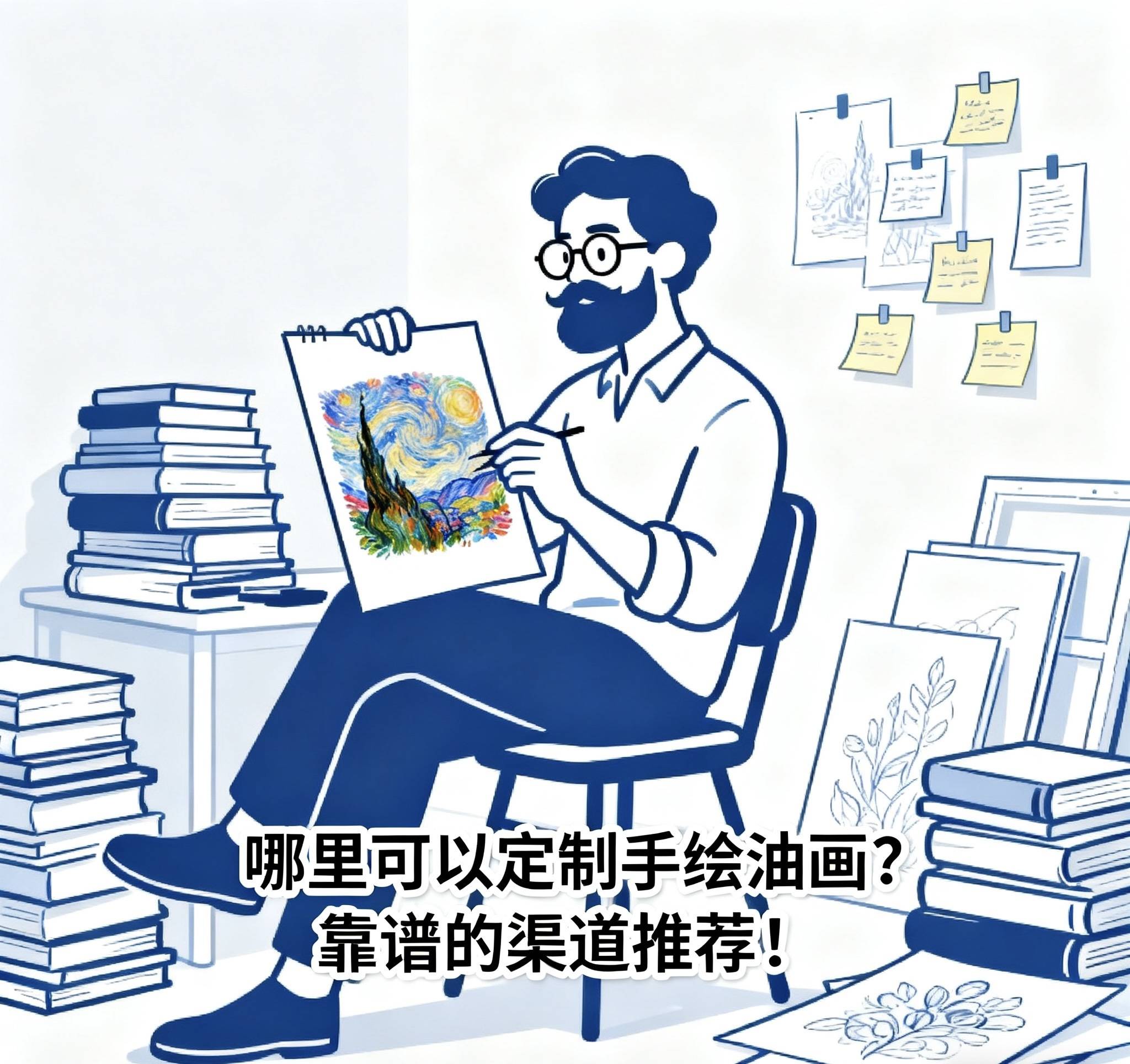 哪里可以定制手绘油画？靠谱的渠道推荐！