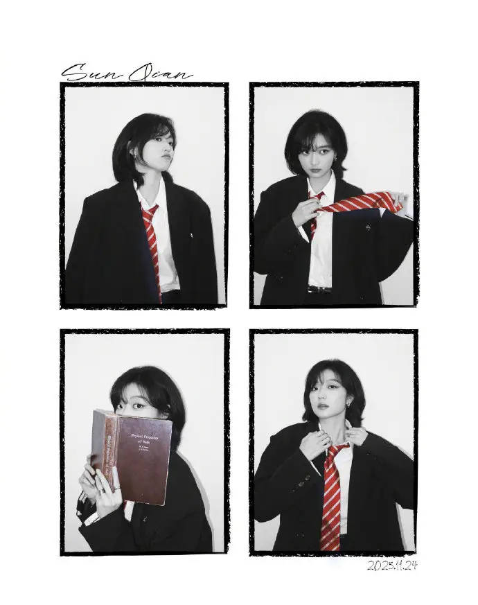 孙千晒校园风写真 又甜又飒的“美美高妹”