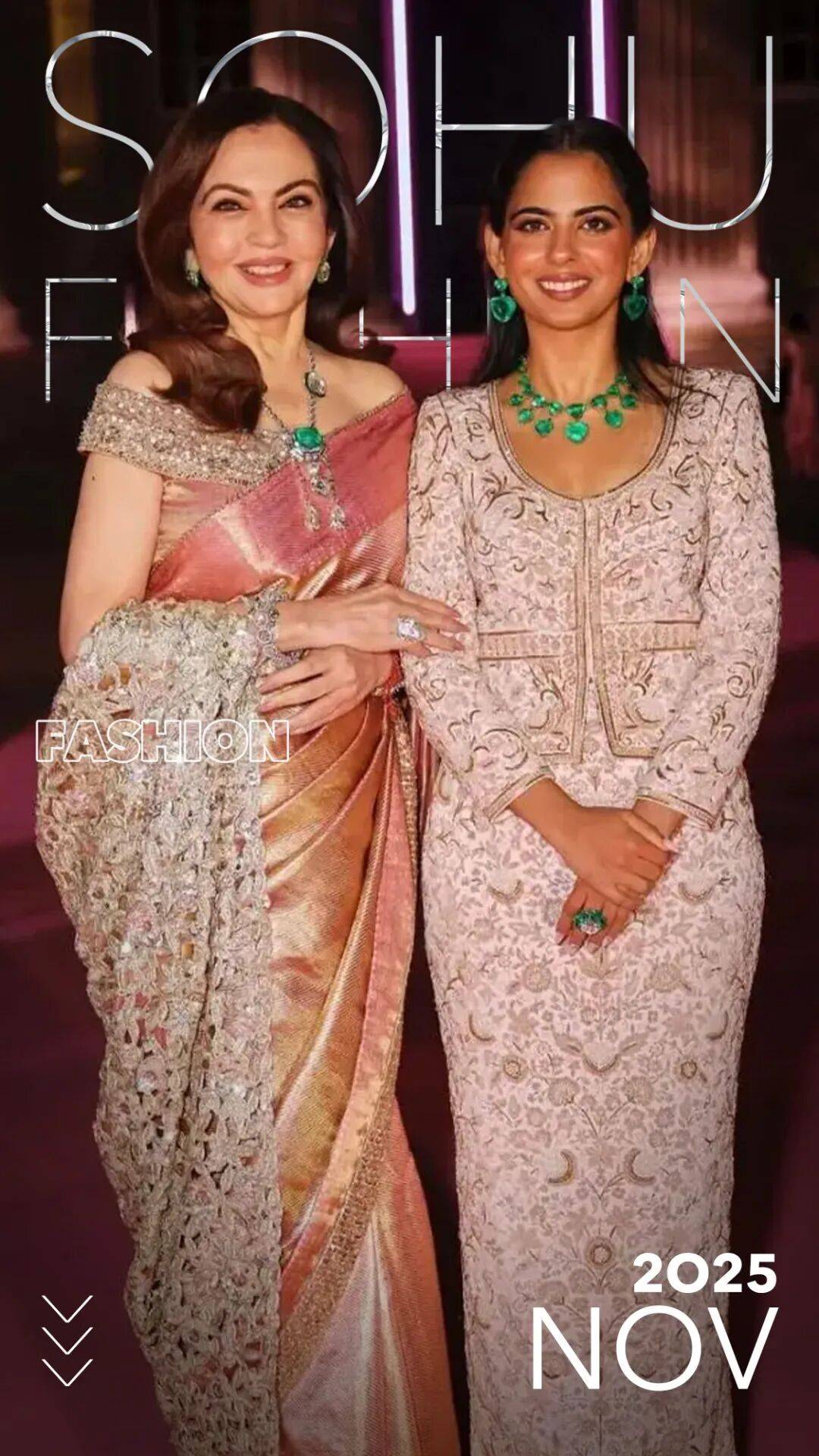 印度首富夫人戴巨型祖母绿“包场”大英博物馆，她为何能被称为“人形珠宝展”？