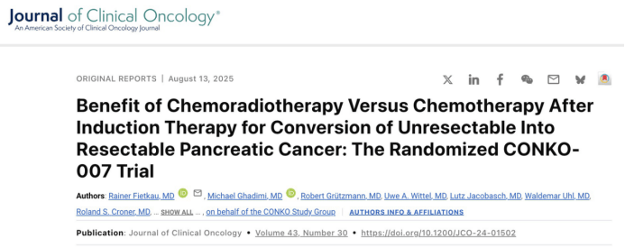 胰腺癌新辅助放化疗后：从不可切除到 R0 切除