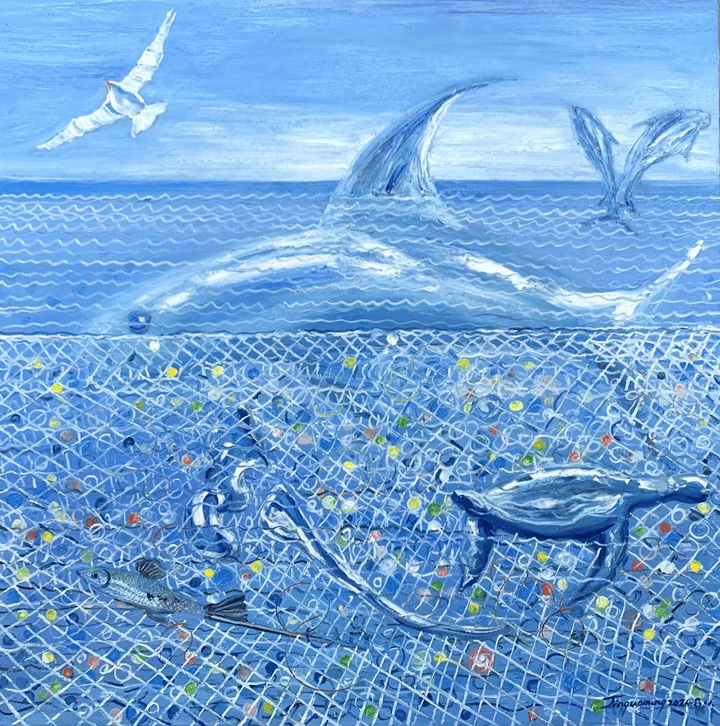 210幅画作织就海洋长卷 金国明油画集《融光•天和：游曳》出版