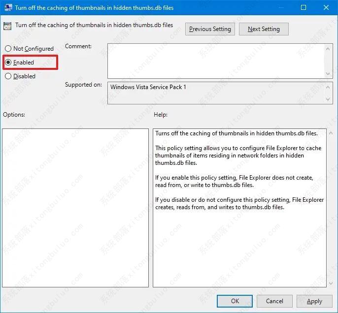 如何在Windows 10 上删除带有thumbs.db文件的网络文件夹？