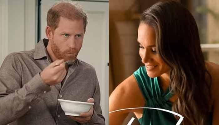 原创            哈里抢镜梅根！公爵夫妇厨房撒糖，家庭地位曝光？