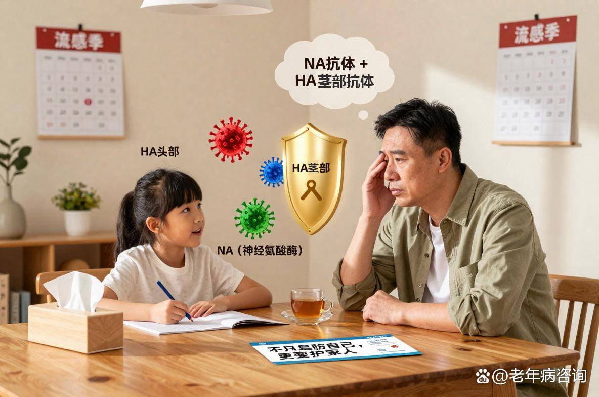 疫苗防感染，但能防传染吗？高水平的NA和HA茎抗体，才是家庭流感传播链的“终结者”！