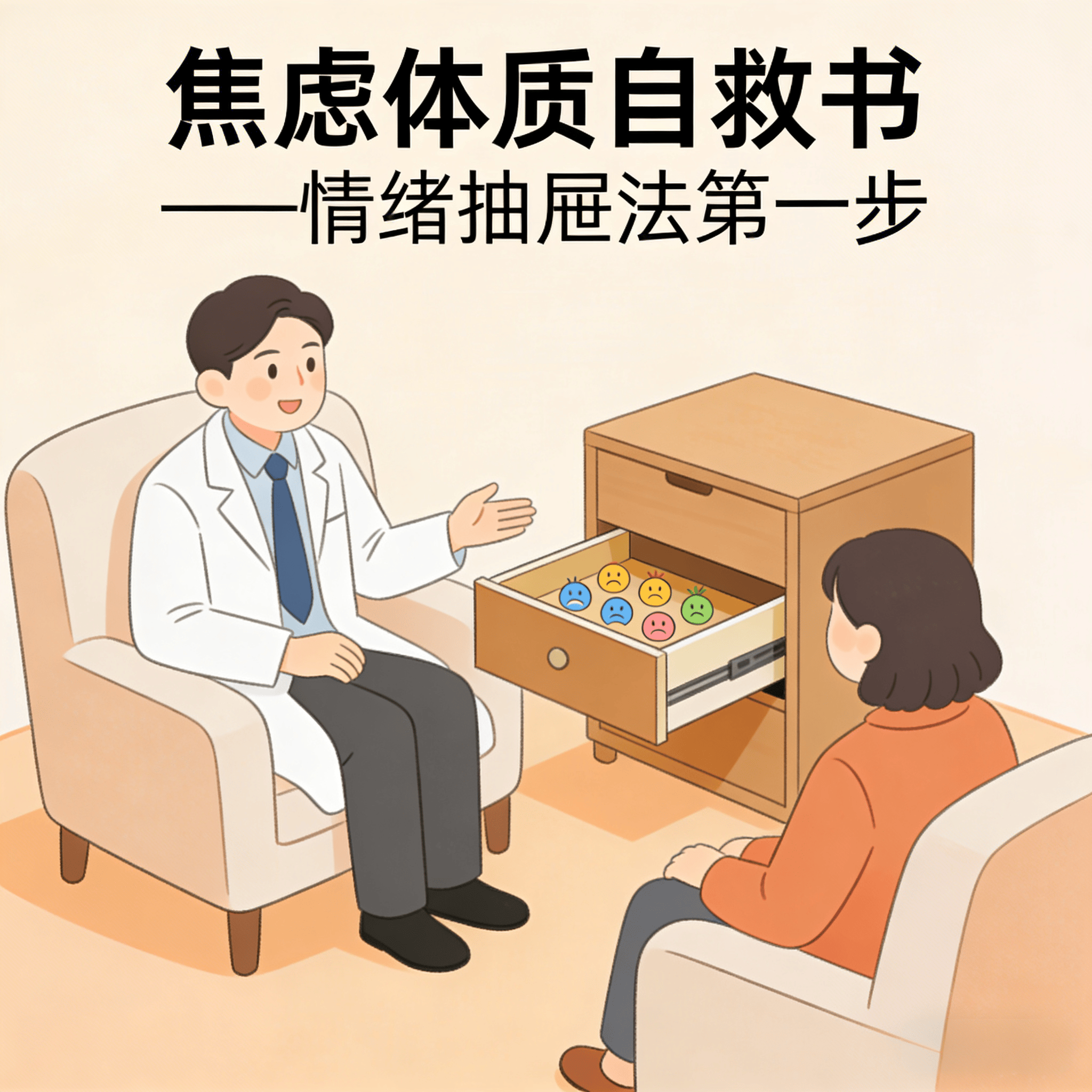 焦虑体质自救书：心理医生授“情绪抽屉法”，3步清空脑内垃圾