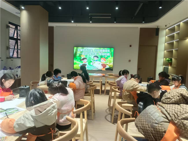 道县举办“护苗·绿书签”现场绘画活动