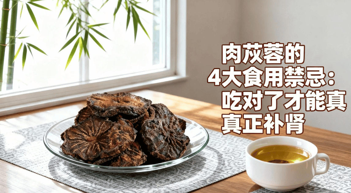肉苁蓉的4大食用禁忌：吃对了才能真正补肾，别让这些错误把你健康的努力白费！
