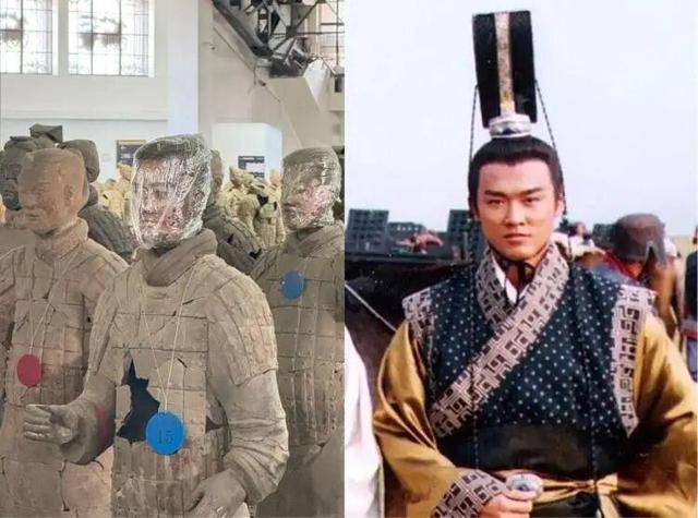 林峯回应“撞脸”兵马俑