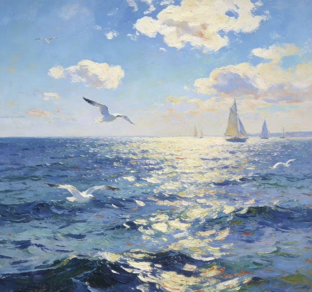 观文|海洋主题油画的气度与样貌