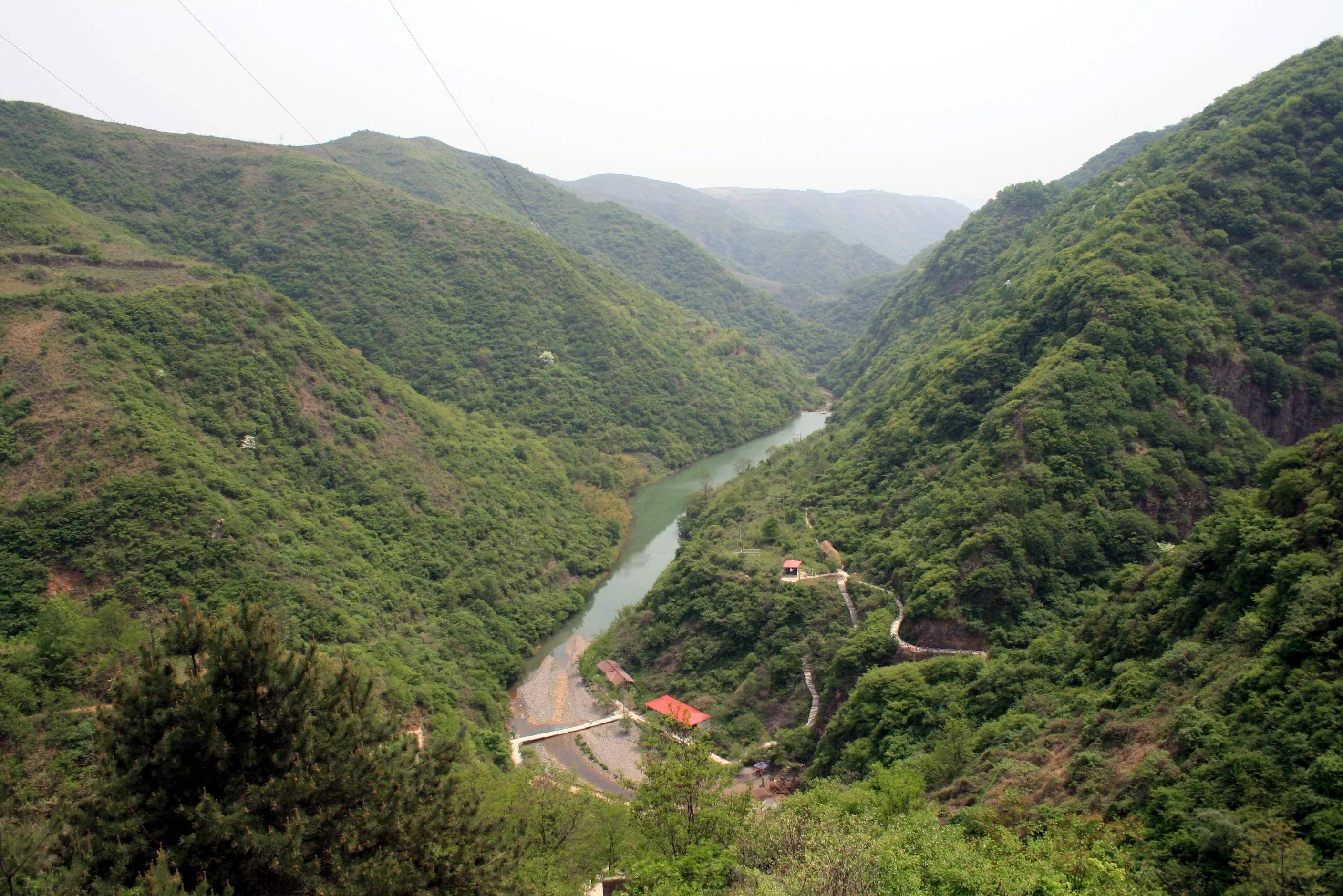 画家吕文扬的卢氏之行