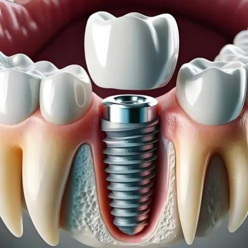 一颗种植牙的新生之旅：从金属螺钉到口腔守护者