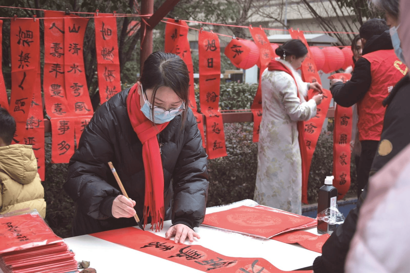 常州经开区废弃空间变身书法课堂